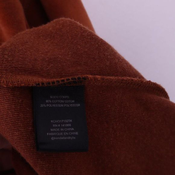 Kendall Kylie Off The Shoulder Velvet Sweater - Picture 4 of 6